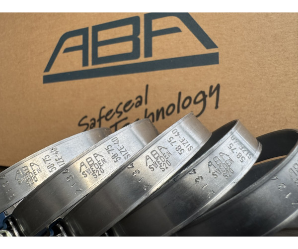 хомут черв'ячний 58-75/12 ABA ORIGINAL