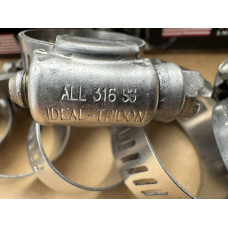 хомут перфорований черв'яковий з прокладкою Lined Ideal 67M Series 16-25
