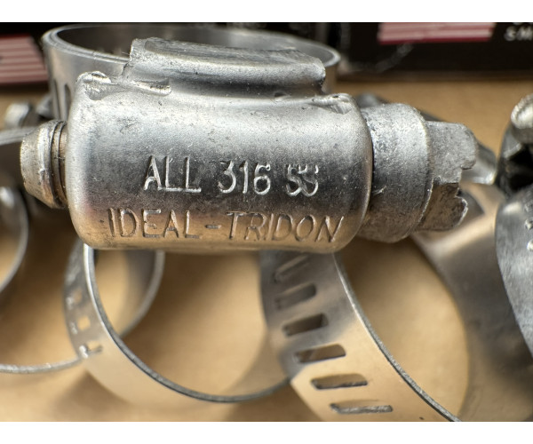хомут перфорований черв'яковий з прокладкою Lined Ideal 67M Series 16-25