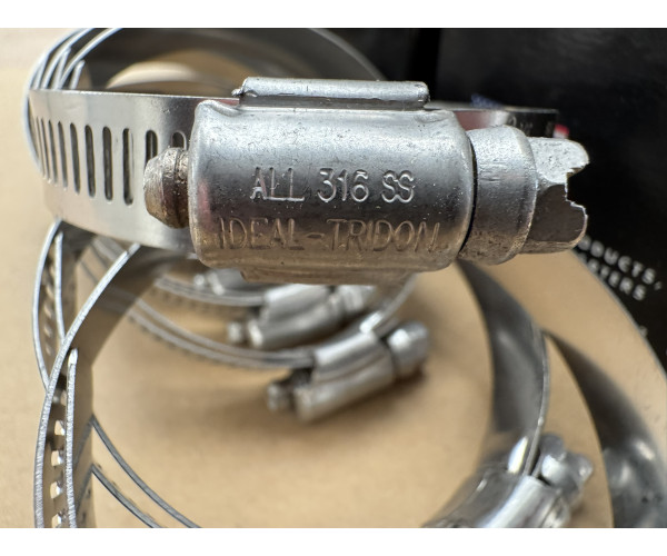 хомут перфорований черв'яковий з прокладкою Lined Ideal 67M Series 40-63