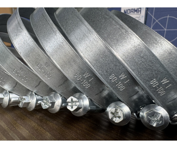 хомут черв'ячний 80-100/12 NORMA W 1