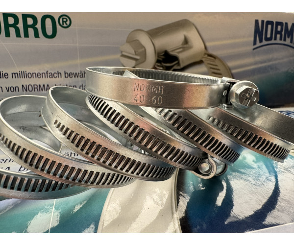 хомут черв'ячний 40-60/9 NORMA W 1