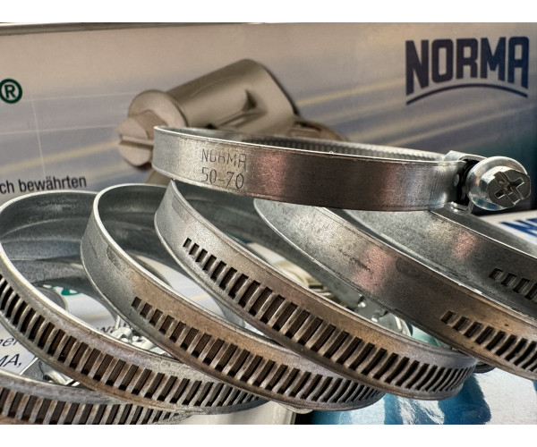 хомут черв'ячний 50-70/9 NORMA W 1
