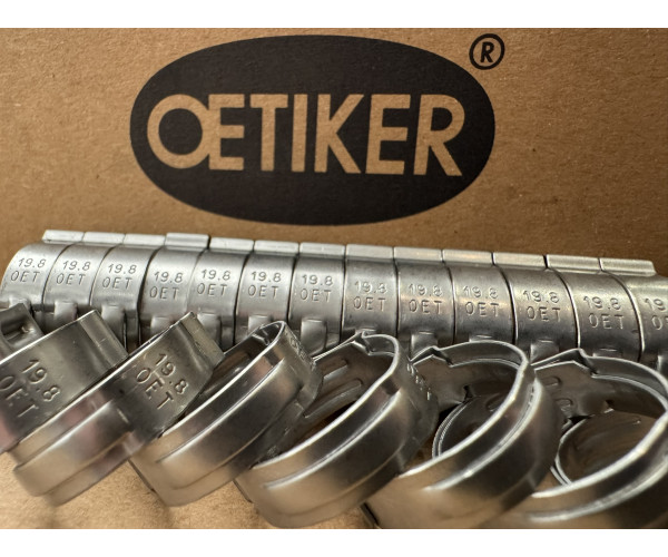 Вушкові безступеневі хомути OETIKER  16,6 -19,8  Серiя 167