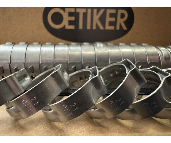 Вушкові безступеневі хомути OETIKER  17,8 -21  Серiя 167