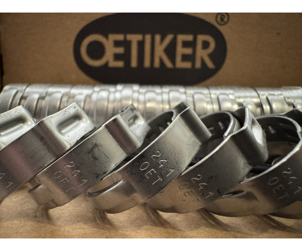 Вушкові безступеневі хомути OETIKER  20,9 -24,1  Серiя 167